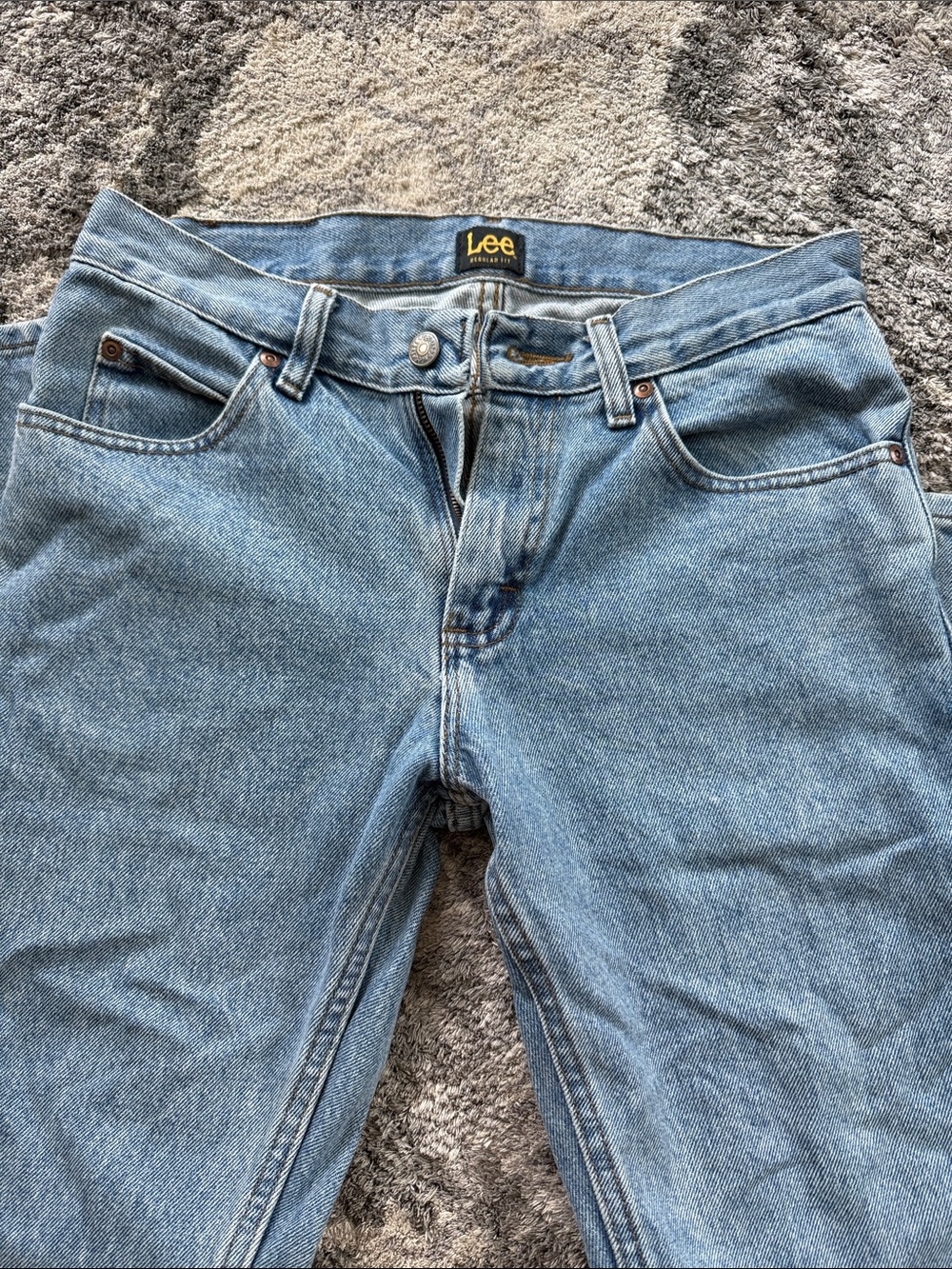 Lee Men’s Classic Light Wash Straight Jeans 28x30